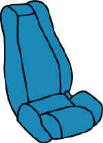 High back booster seat