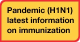 Get up-to-date H1N1 immunization information from Alberta Health Services.