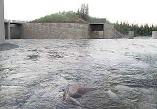 Diversion structure concept on the Elbow River